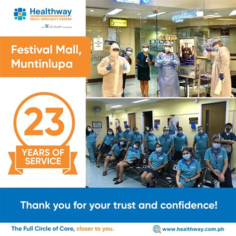 Healthway Festival Mall is... - Healthway Medical Network