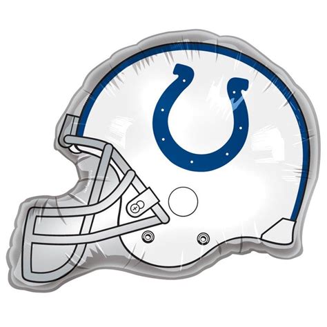 Indianapolis Colts - Helmet Jumbo 26 Foil Balloon - Halloween Costume ...