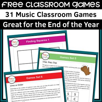 31 Music Classroom Games for Building a Positive Classroom Culture Free Resource