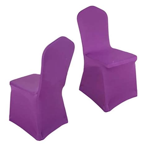 Purple Universal Spandex Chair Covers China For Weddings Decoration Party Chair Covers Banquet ...