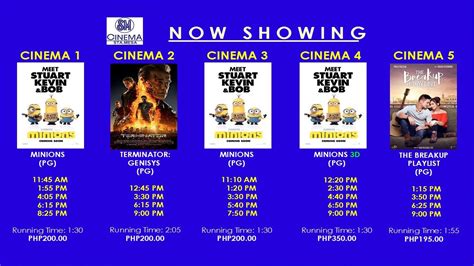 MOVIES SHOWING here at the 4th Floor SM CINEMA STA. MESA from July 10 ...