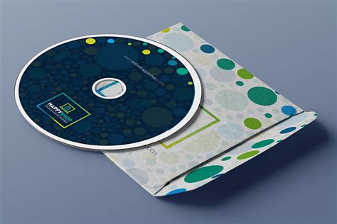 CD / DVD Album Cover Design Template | Creative Illustrator Templates ~ Creative Market