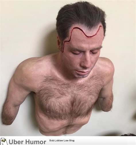 John Travolta prop torso from the movie Face/Off. | Funny Pictures ...