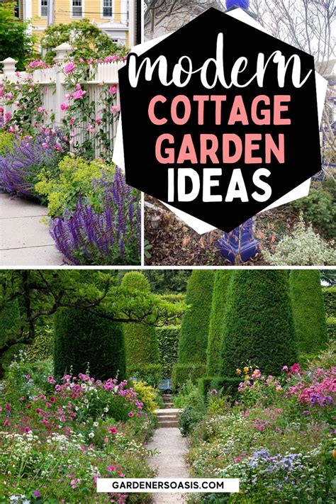 garden design with the words modern cottage garden ideas