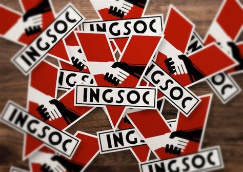 George Orwell 1984 INGSOC Sticker | Etsy