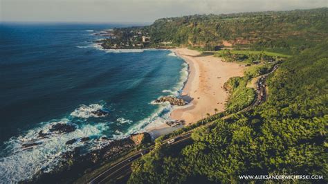 Waimea Bay Beach Park, Oahu, Honlolulu, Hawaii, USA | Dronestagram