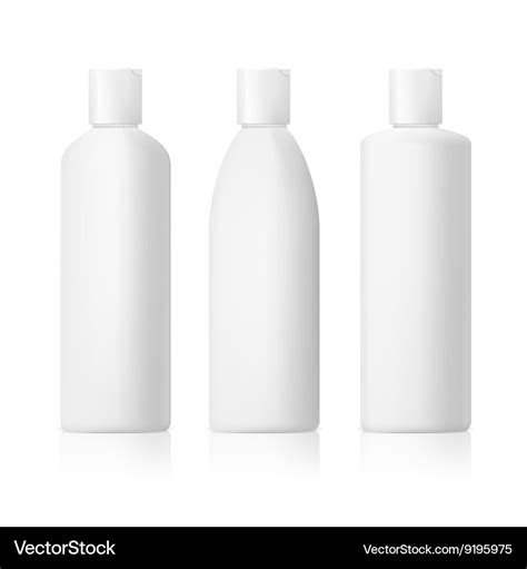 Set cosmetic products on a white background Vector Image