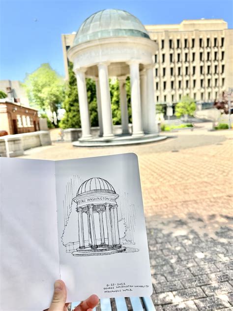 GW University campus : r/urbansketchers