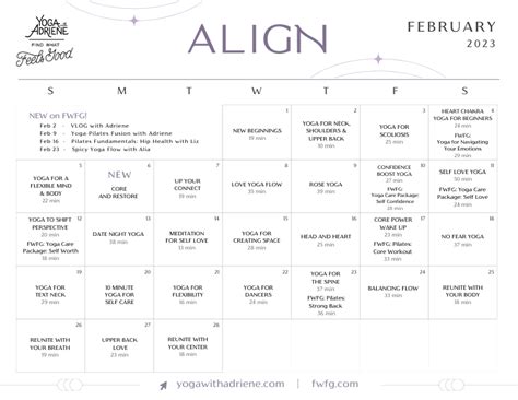 February-2023-YOGA-CALENDAR-Align-792-×-612-px | Yoga With Adriene