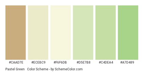 Pastel Green color scheme | Green color schemes, Beige color scheme, Pastel green