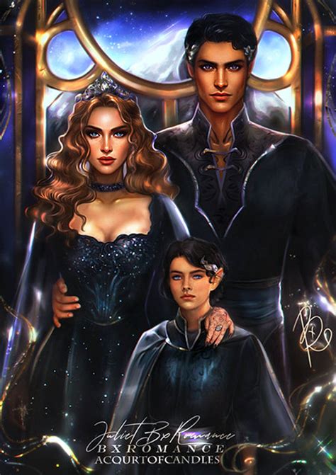 Art Print Feyre, Rhysand & Nyx by Bxromance - Etsy