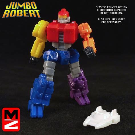 Jumbo Robert from Mecha Zone Robots Store | Jumbo, Designer toys, Saturday morning cartoons