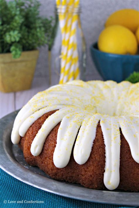 Love and Confections: Easy Lemon Pudding Bundt Cake #EasterSweetsWeek