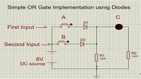 Implement Not Gate Using Diodes