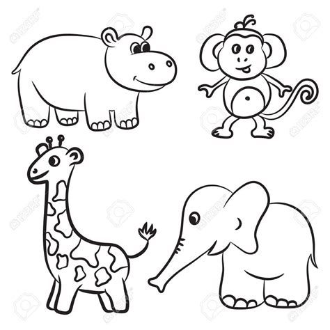 Zoo Cartoon Drawing at GetDrawings | Free download