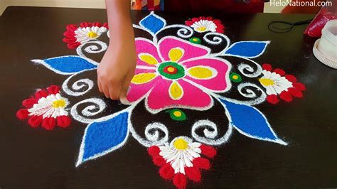 Happy New Year Rangoli 2021 | New Year 2021 Kolam | Helo National