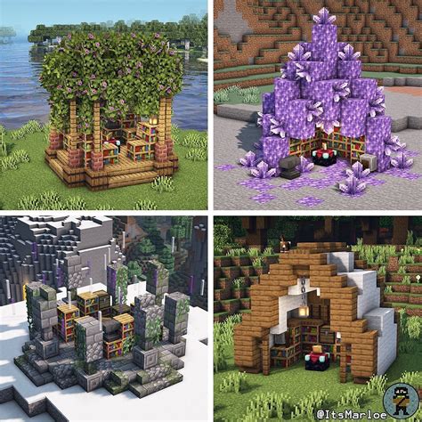 Minecraft Builds & Tips on Instagram: “Enchanting Table Design Ideas! 💡 ...