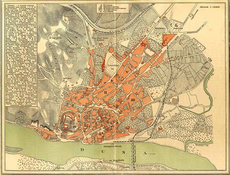 Map of Bratislava Pozsony Pressburg circa 1895 | bratislava_Pressburg ...