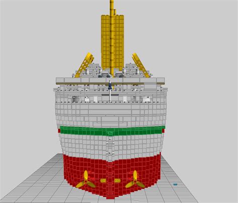 LEGO HMHS Britannic Model - 7ft - Hägerman's Ships