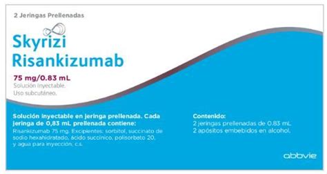 Skyrizi Risankizumab 75mg/0.83ml solución Inyectable