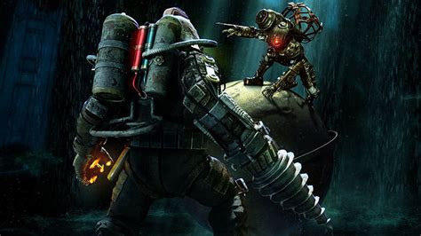 HD wallpaper: Bioshock Big Daddy Fight wallpaper, Bioshock 2 ...