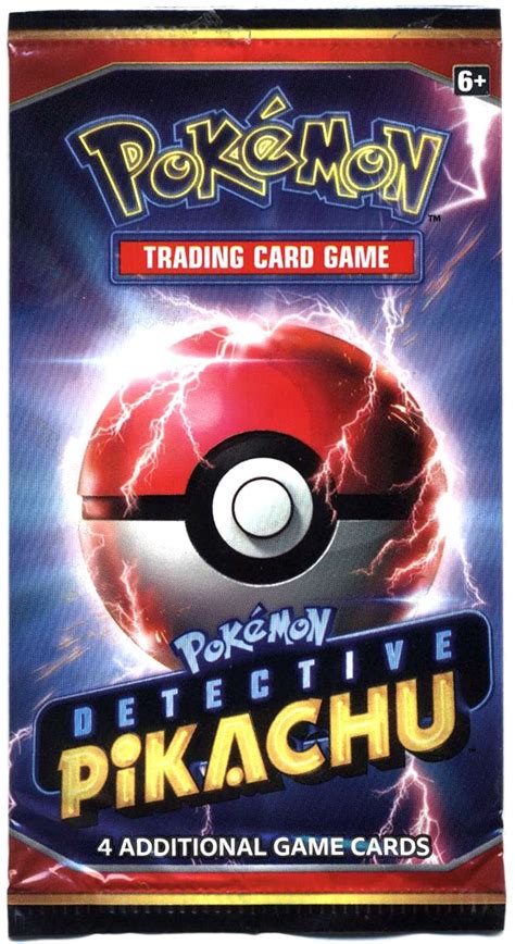 Pokemon Detective Pikachu Promo Booster Pack [4 Cards + Code] - Walmart.com - Walmart.com