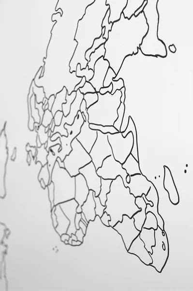 Hong Kong outline map with shadow — Stock Photo © skvoor #9090300