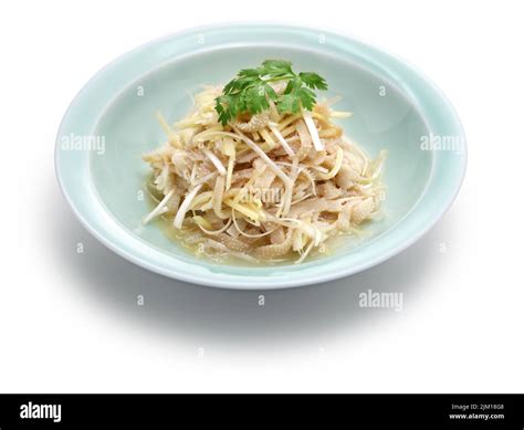 White omasum( beef tripe ) with ginger, Chinse cuisine Stock Photo - Alamy