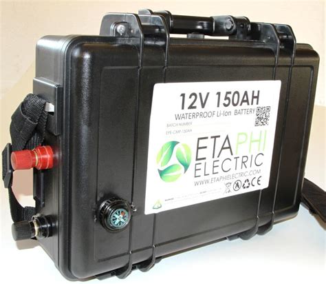 Waterproof 12V 150Ah Lithium Battery Pack – ETAPHI Electric