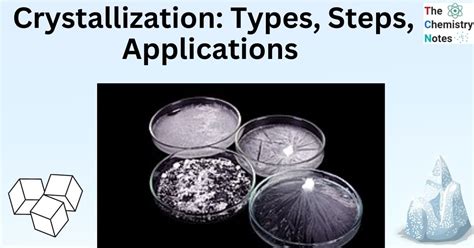 Crystallization: 4 Types, Processes, Steps, Important Applications