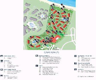 Resort Map | Melia Peninsula Varadero | Varadero, Cuba