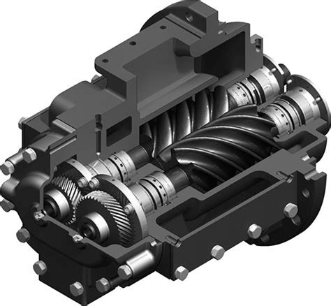 How its Works?: Rotary Screw Compressor