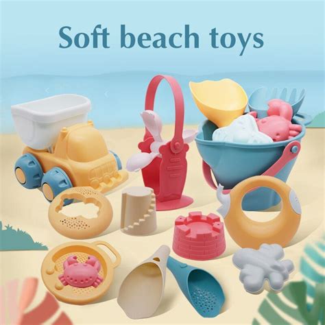 Soft Baby Beach Toys For Kids Beach Games Toys Children Sandbox Set Kit Toys Summer Toy for ...