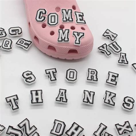 Croc Alphabet Jibbitz Charms Personalised Letters Numbers A-Z - Etsy UK