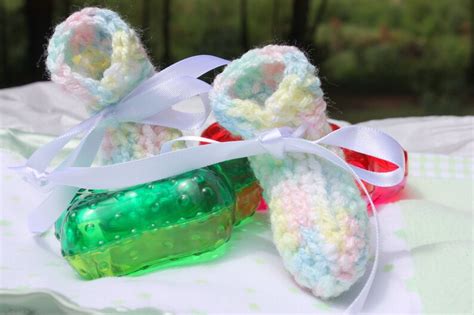 Preemie Baby Girl Booties Preemie Baby Girl Rainbow Tiny Baby Booties - Etsy