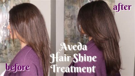 Aveda Hair Shine Treatment - YouTube