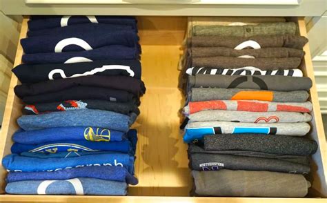 Organize Your Closet with Tri-Fold Shirts