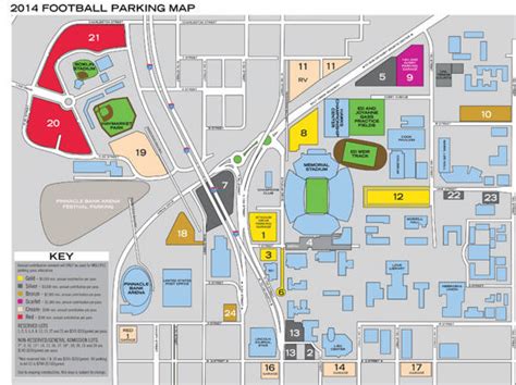 Michigan State Football Parking Lot Map - Printable Map