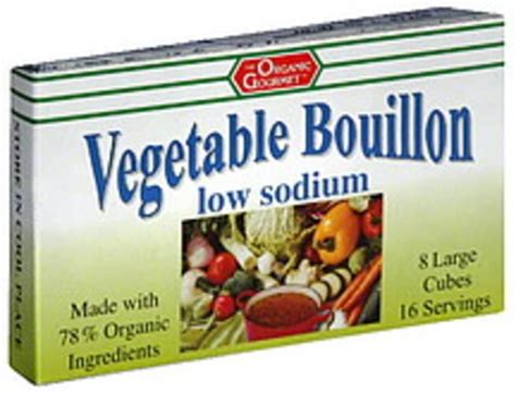 Organic Gourmet Vegetable Bouillon - 8 ea, Nutrition Information | Innit