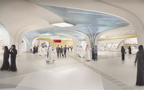 UNStudio designs stations for phase one of the doha metro