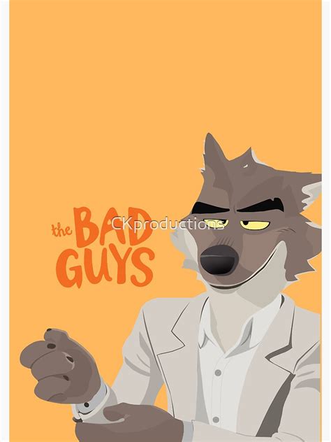 "The Bad Guys - Mr. Wolf sticker - DreamWorks" Spiral Notebook for Sale by CKproductions | Redbubble