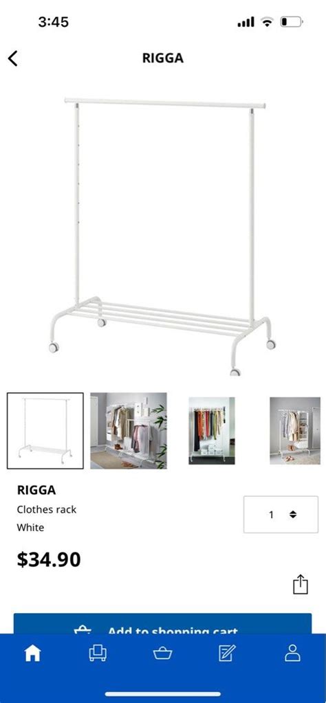 IKEA clothes rack, Furniture & Home Living, Furniture, Shelves ...