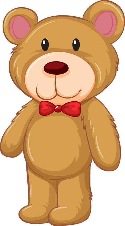 A teddy bear toy in standing pose 2790878 Vector Art at Vecteezy