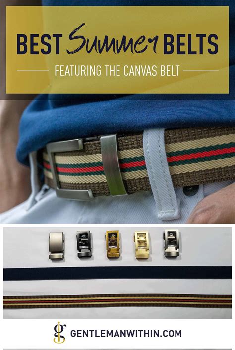 Best Canvas Belts for Men (Feat. Anson Belt & Buckle)