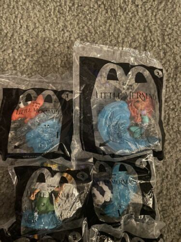 McDonald's 2023 DISNEY'S LITTLE MERMAID HAPPY MEAL Complete Set of 8 ...