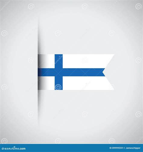 Finland flag stock vector. Illustration of international - 89999559