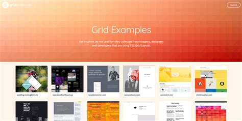 CSS Grid Examples • Real sites using CSS Grid Layout