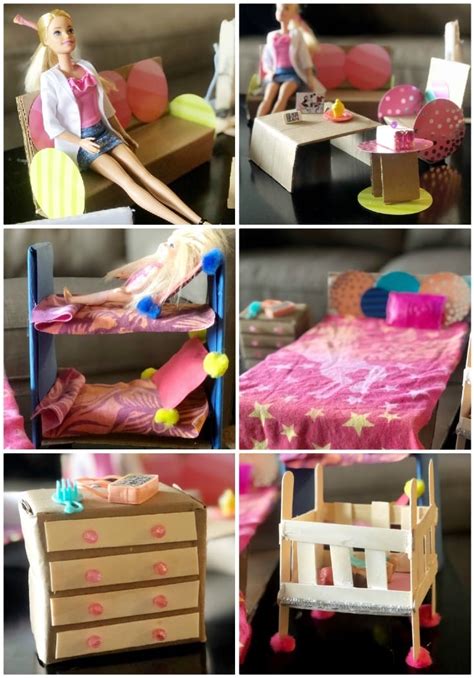 DIY Barbie Doll Furniture and Accessories - DIY Inspired