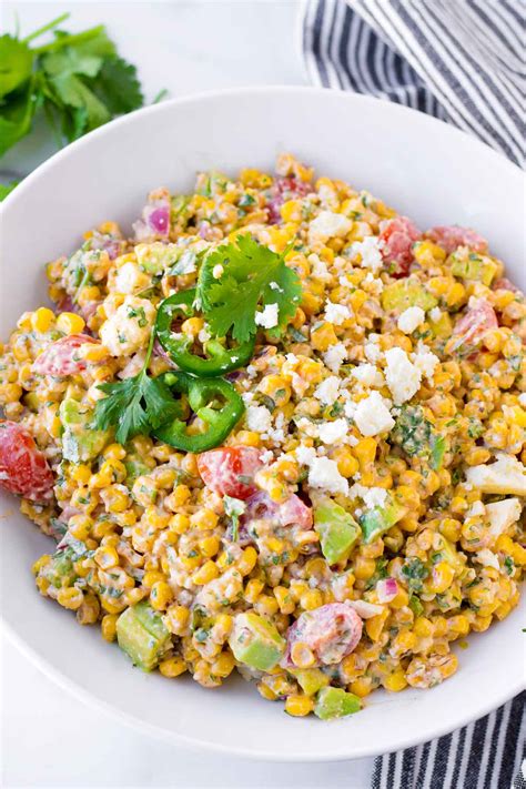 Mexican Street Corn Salad (Esquites) - Cooking For My Soul