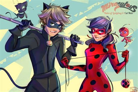 Miraculous Ladybug and Chat Noir by Samiriam on DeviantArt